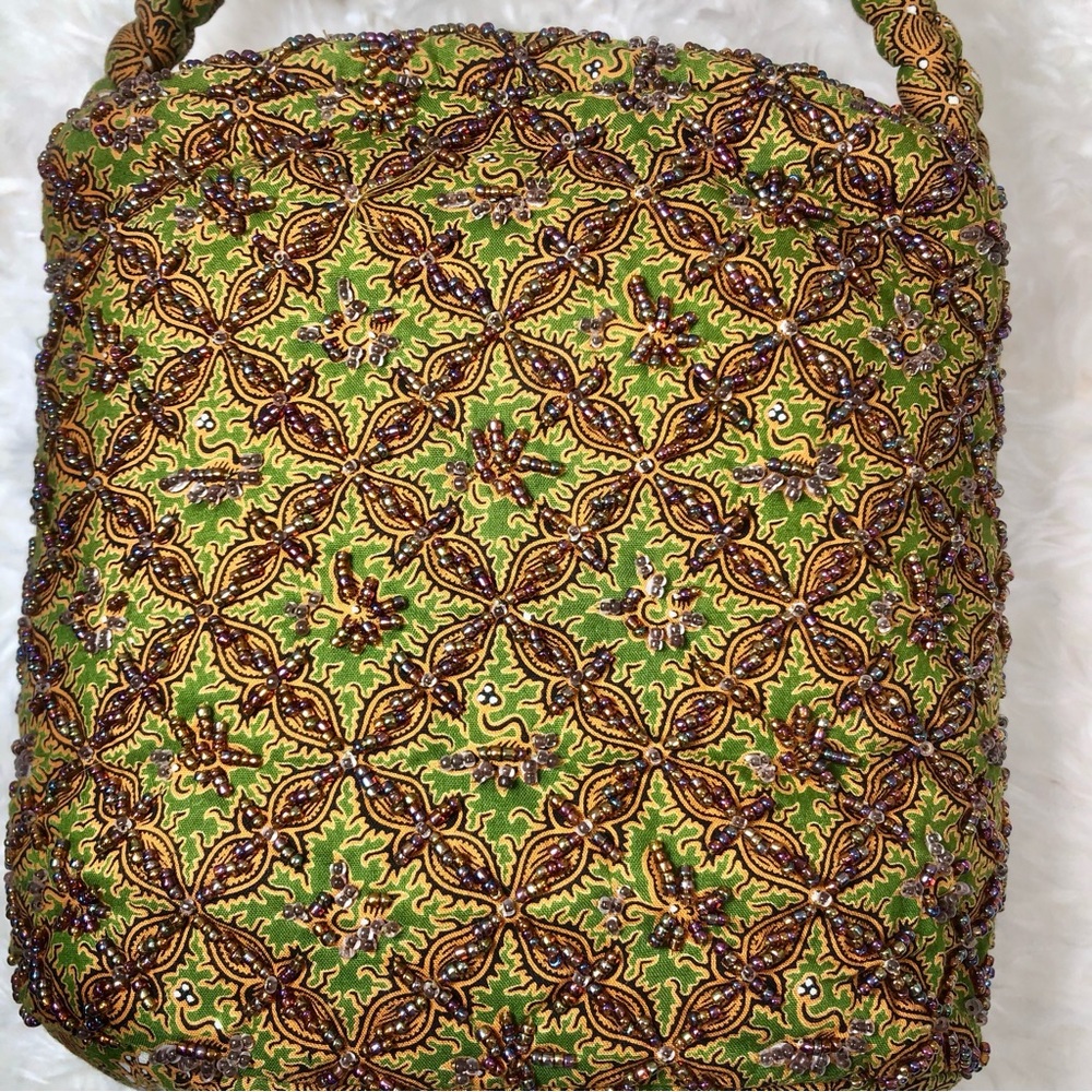 BELLASIMA BEADED FABRIC BAG - Picture 11 of 13